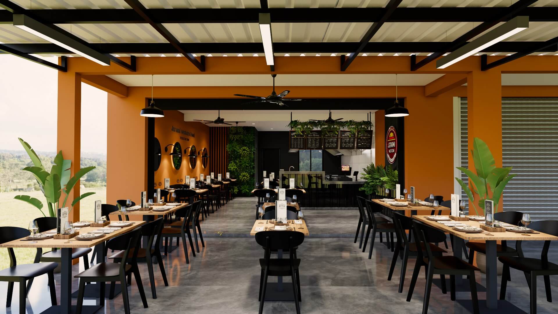 Tn Aiman – Jerami Western Cafe, Simpang Empat Muqminin Design Centre MDC 3 (1)